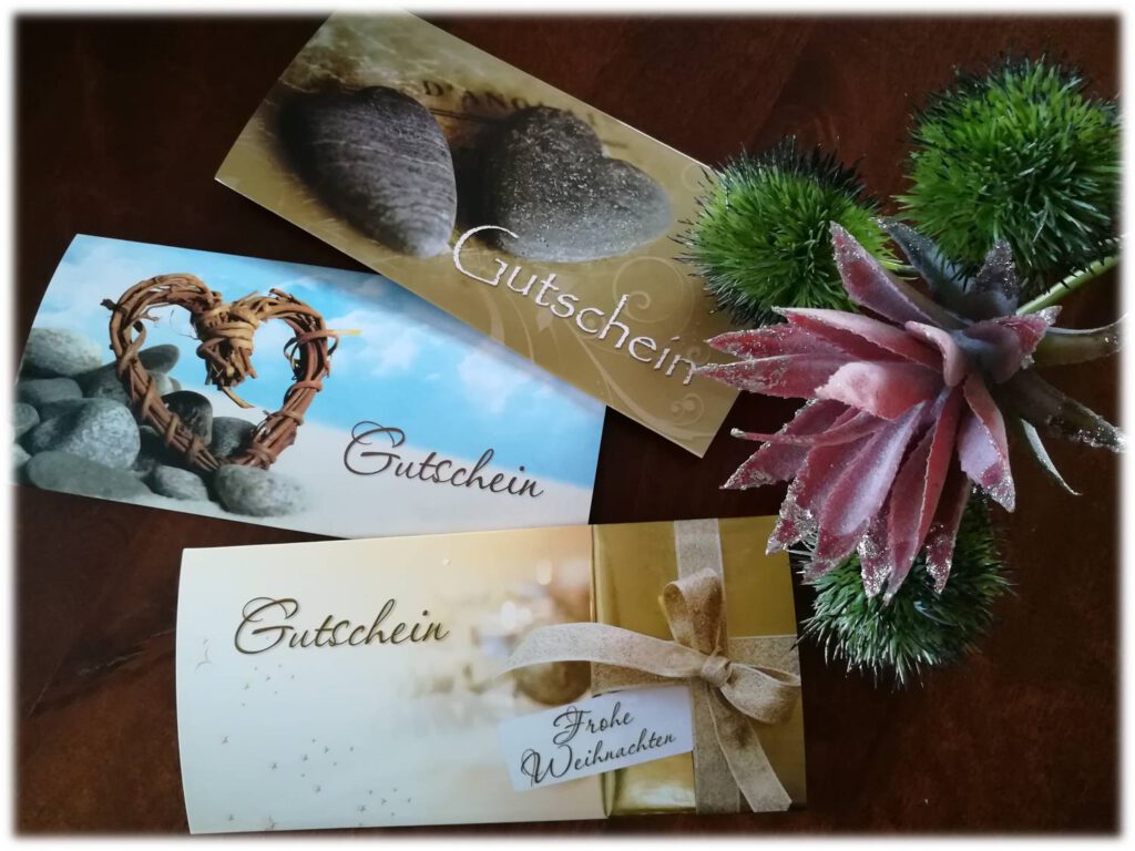 SeelenLiebe - Geschenk-Gutscheine